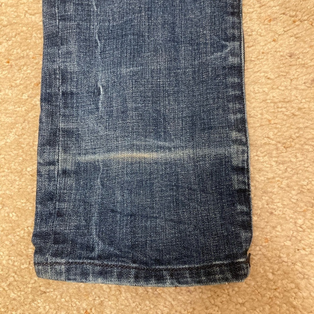 3/$20 Seven7 Medium Wash Low Rise Skinny Jeans 2000’s Retro Women’s 32 Denim - Picture 5 of 10